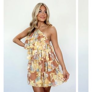 Yellow Floral Dress